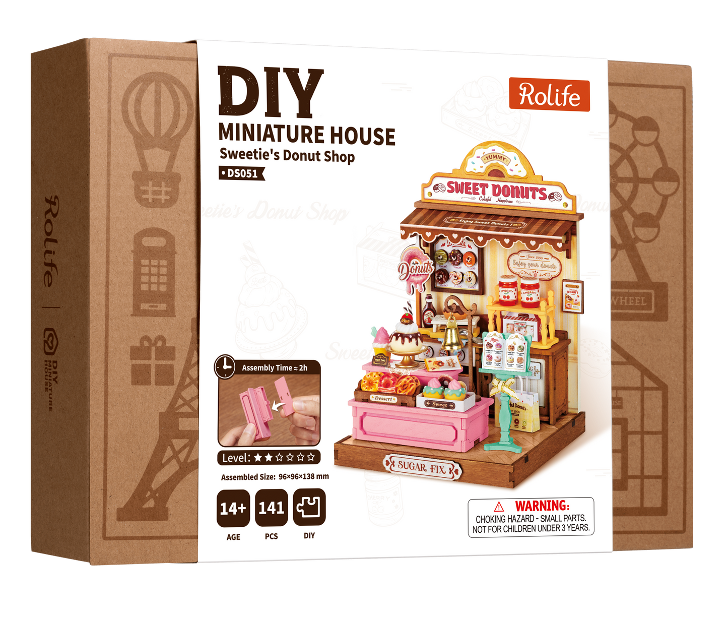 Sweetie's Donut Shop Miniature House