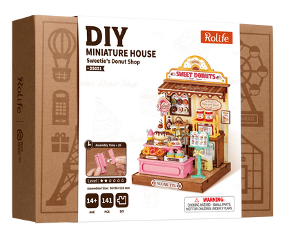 Sweetie's Donut Shop Miniature House
