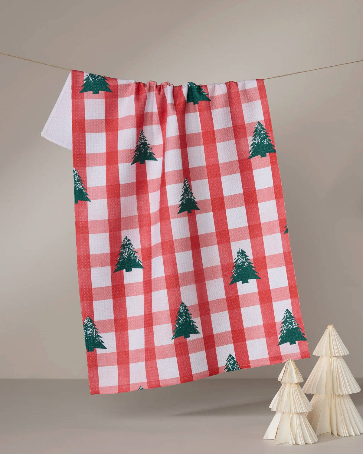 Christmas Pines Kitchen Tea Towel