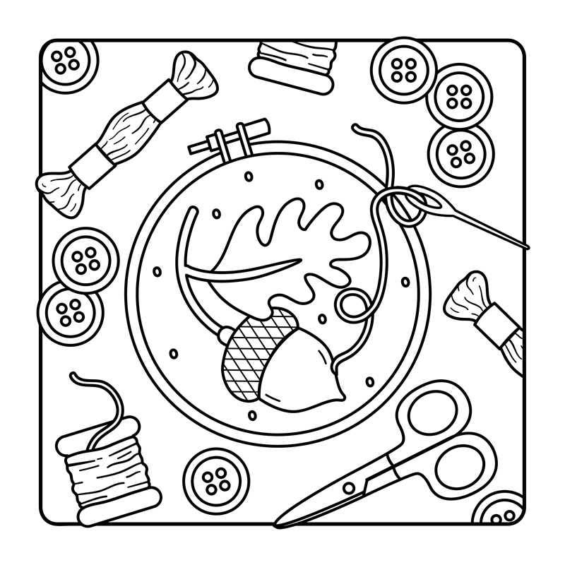 Comfy Fall Coloring Book