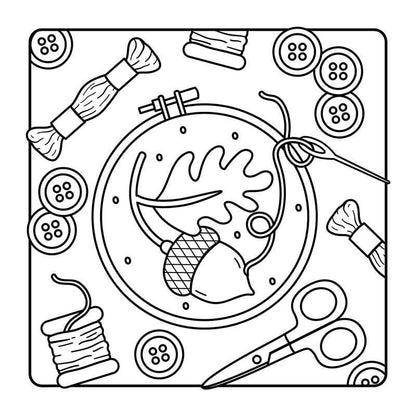 Comfy Fall Coloring Book