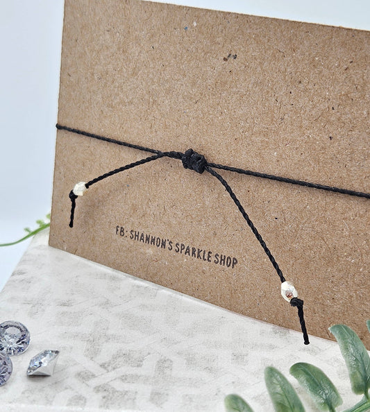 BFF Silver Morse Code Bracelet