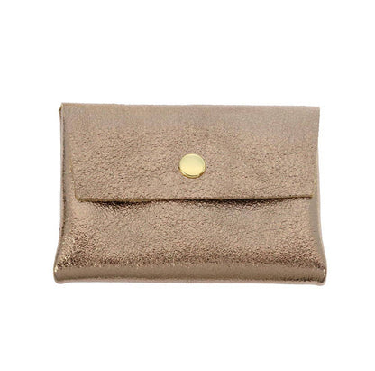 Iridescent Leather Wallet/Card Holder
