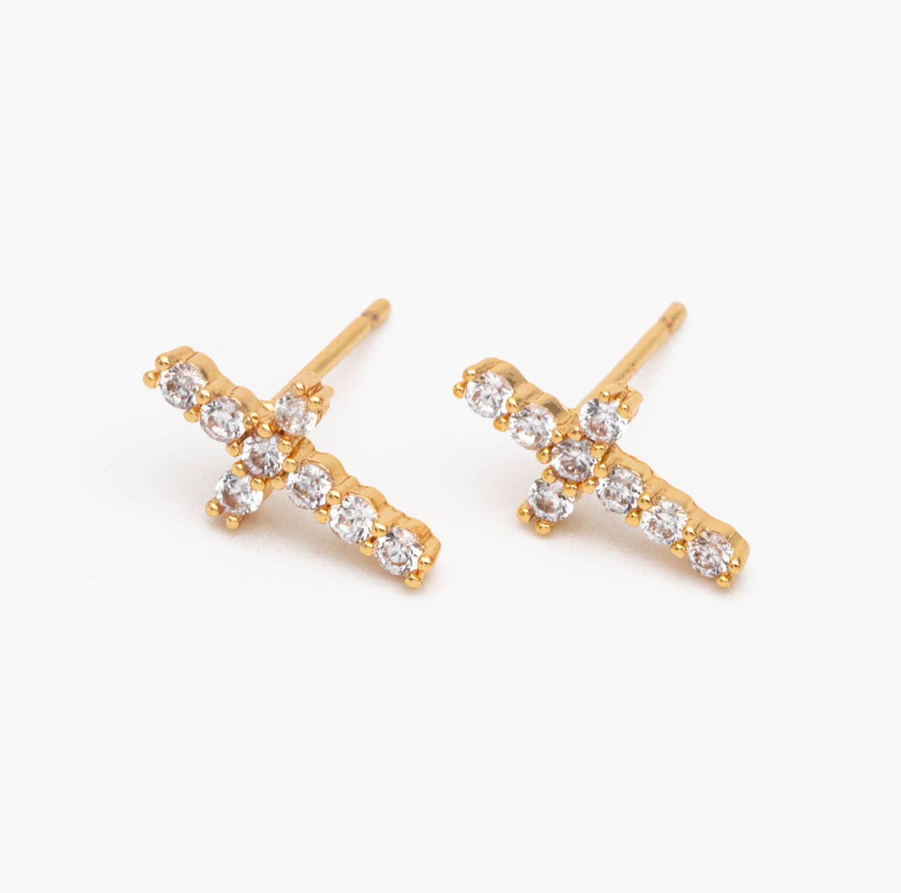 The Cross Stud Earrings