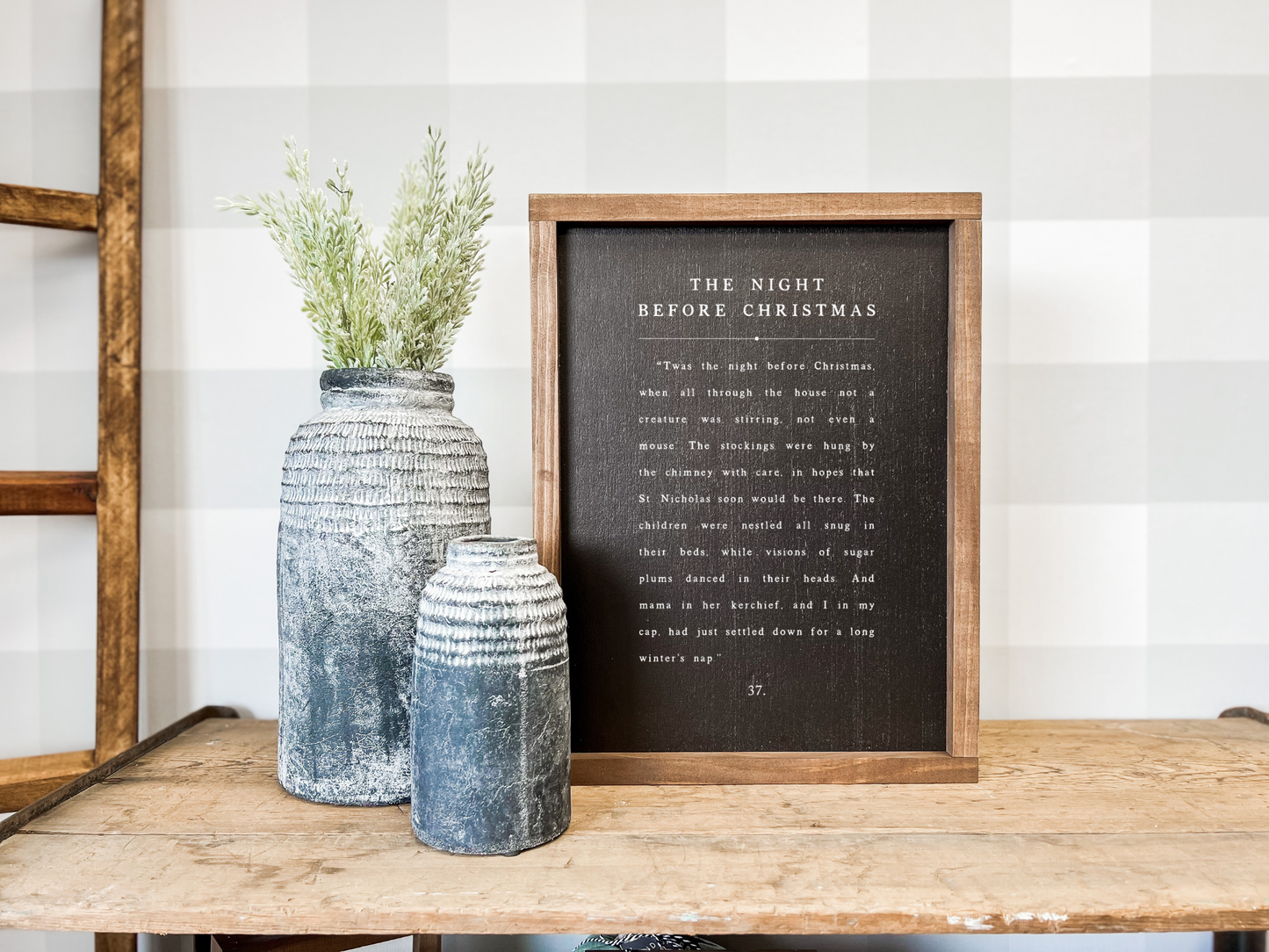 The Night Before Christmas Wall Decor