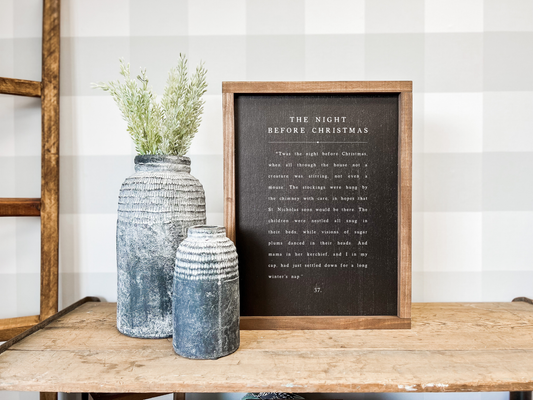 The Night Before Christmas Wall Decor