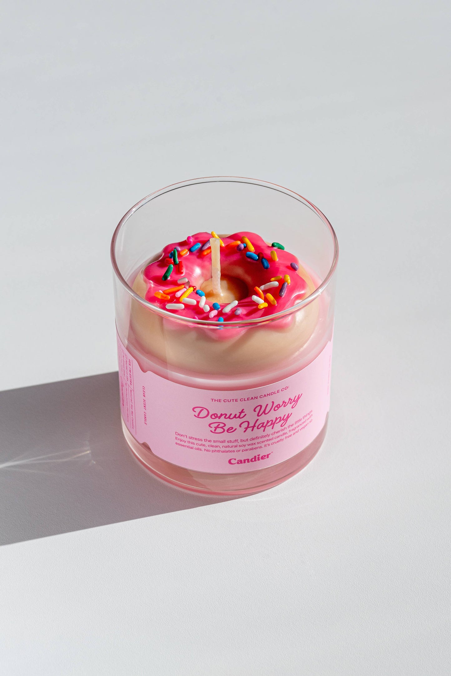 Donut Worry Candle