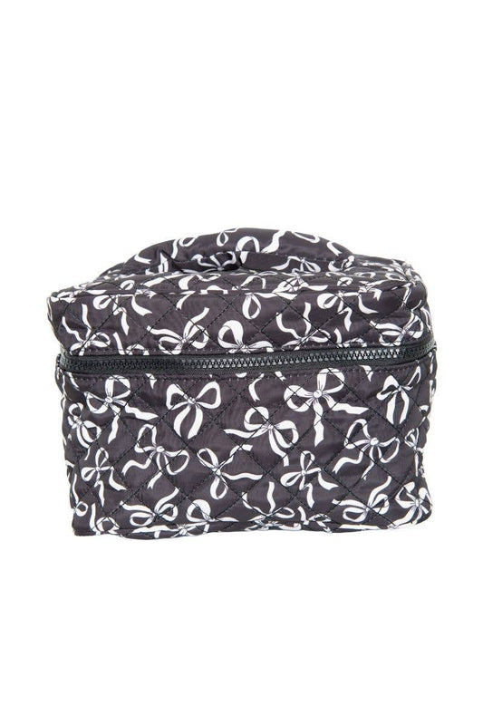 Black & White Bows Makeup Bag