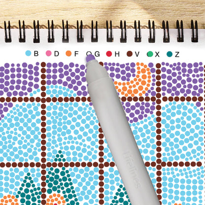Snowed in FlowArt - Dot By Letter