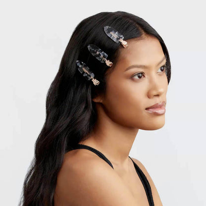 Black Terrazzo Eco-Friendly Creaseless Clips