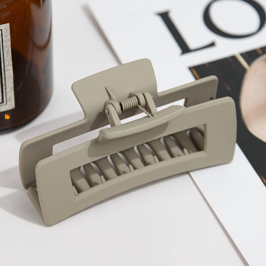 Matte Square Hair Clip