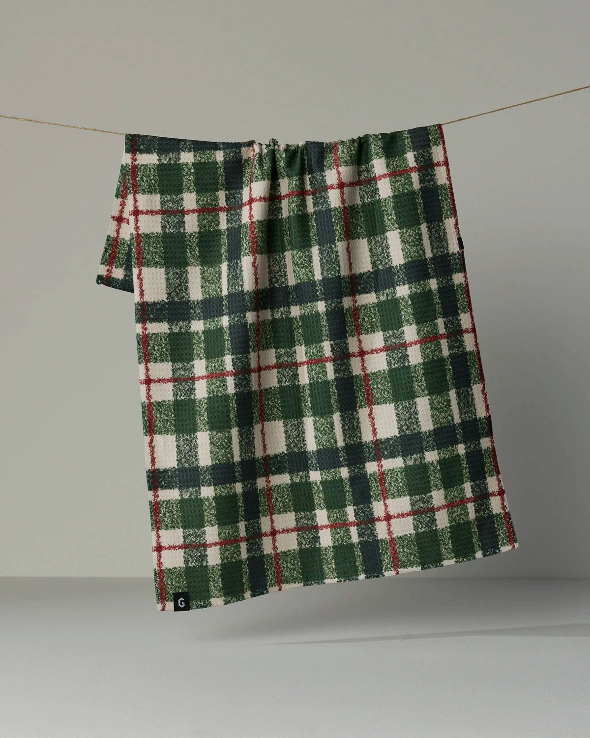 Juniper Plaid Luxe Kitchen Tea Towel