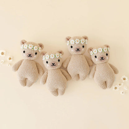 baby honey bear (ivory floral)