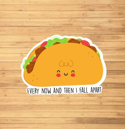 Funny Taco Sticker