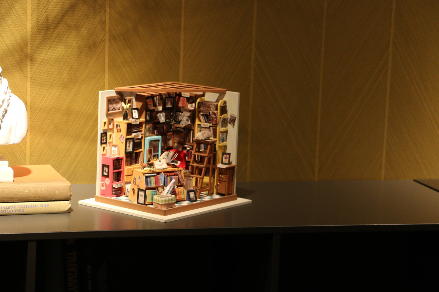 Sam's Study Library Miniature Dollhouse