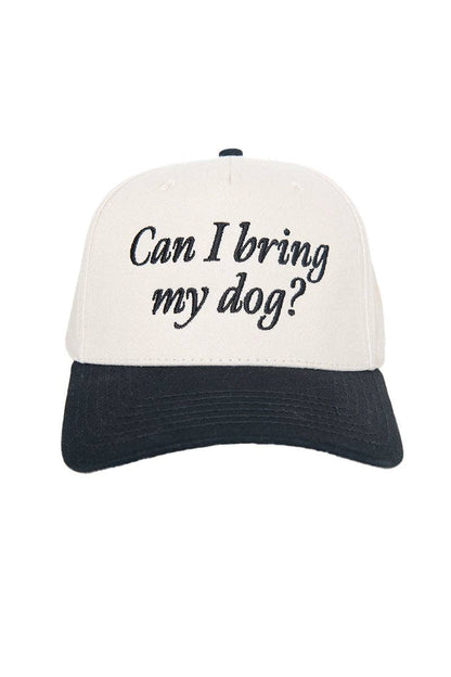 Can I Bring My Dog? Two-Toned Pink Hat
