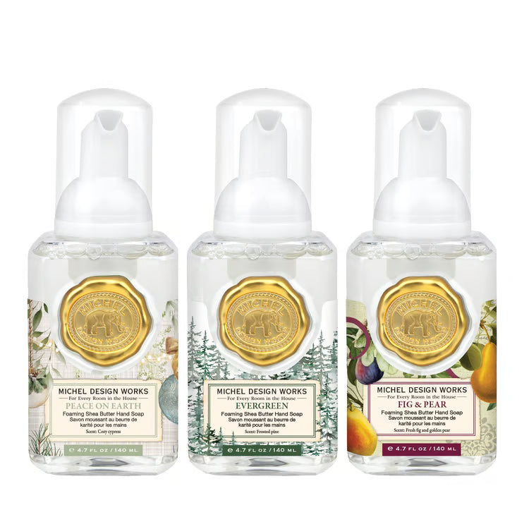 Season's Greetings Mini Foaming Soap Set