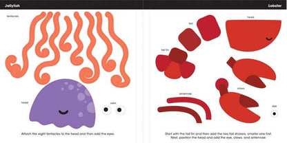In The Ocean First Sticker Art Book