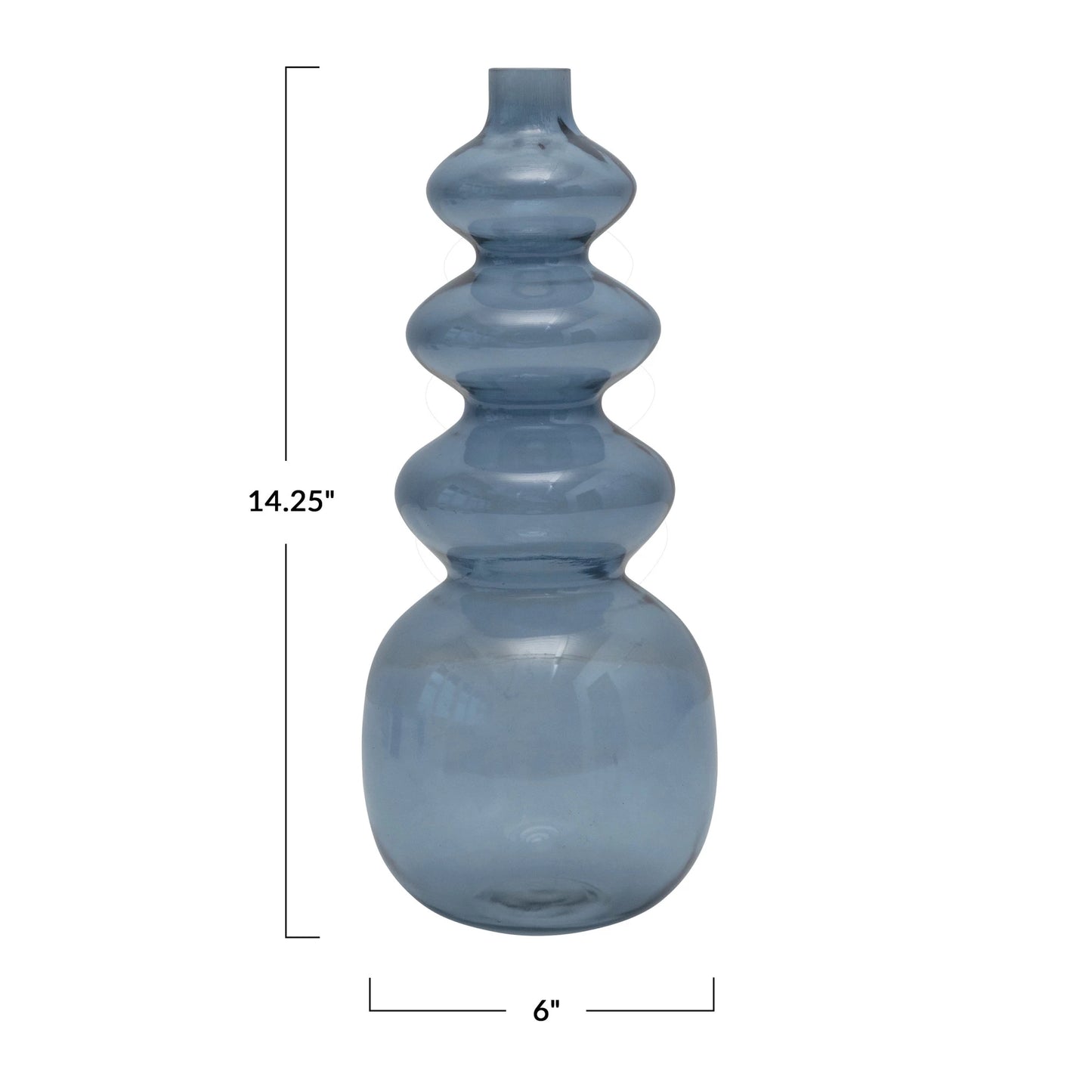 Blue Glass Vase