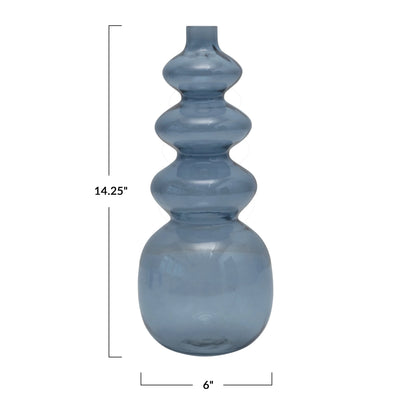 Blue Glass Vase