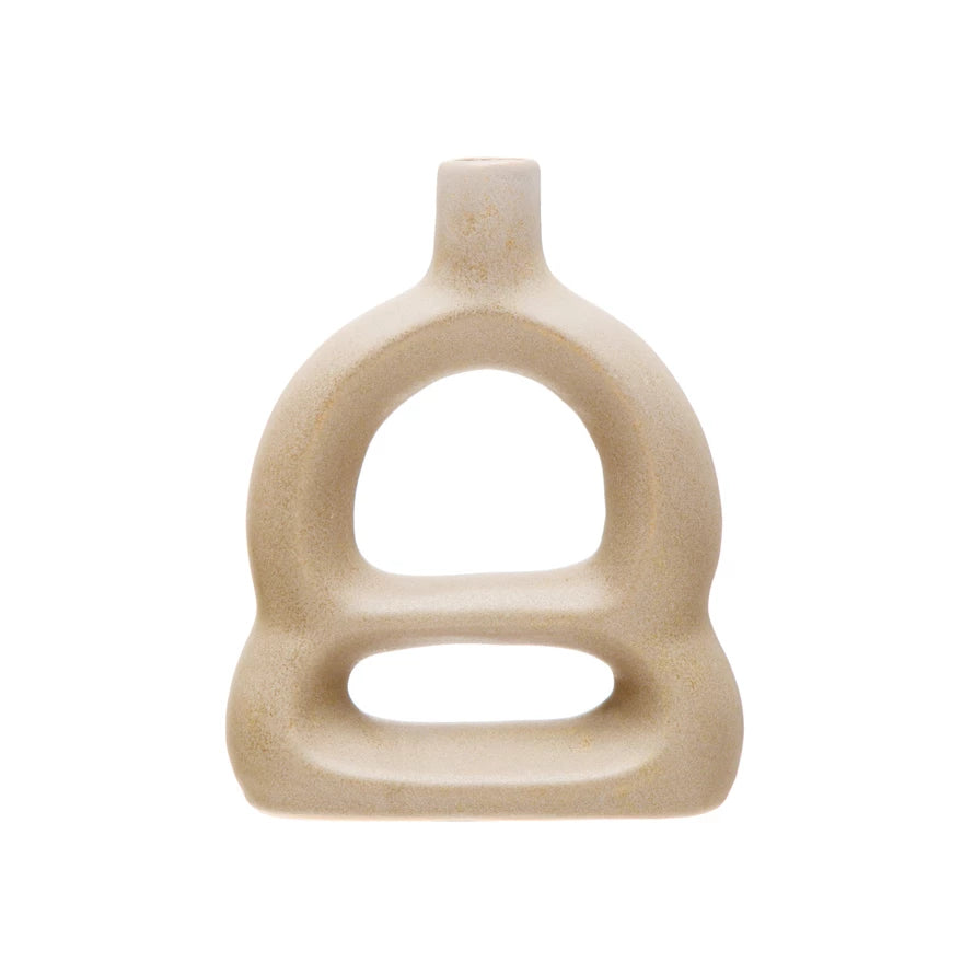 Stoneware Sculptural Vase