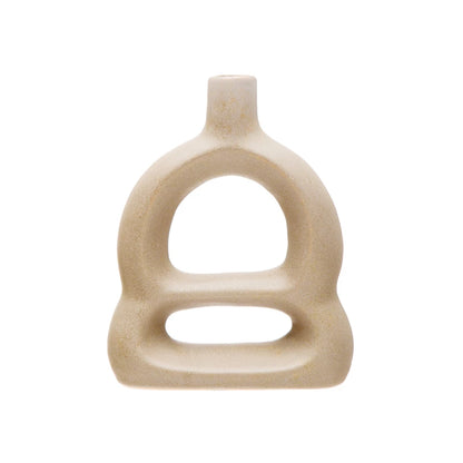 Stoneware Sculptural Vase