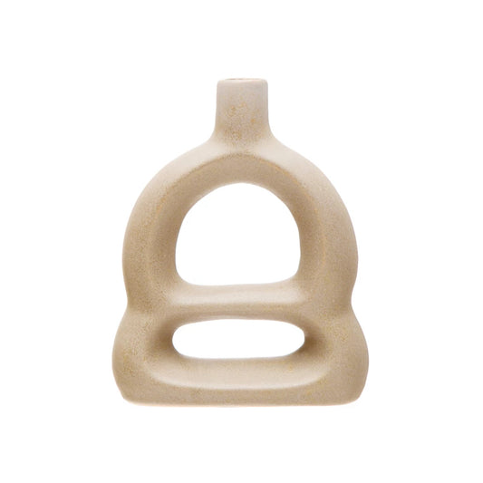 Stoneware Sculptural Vase