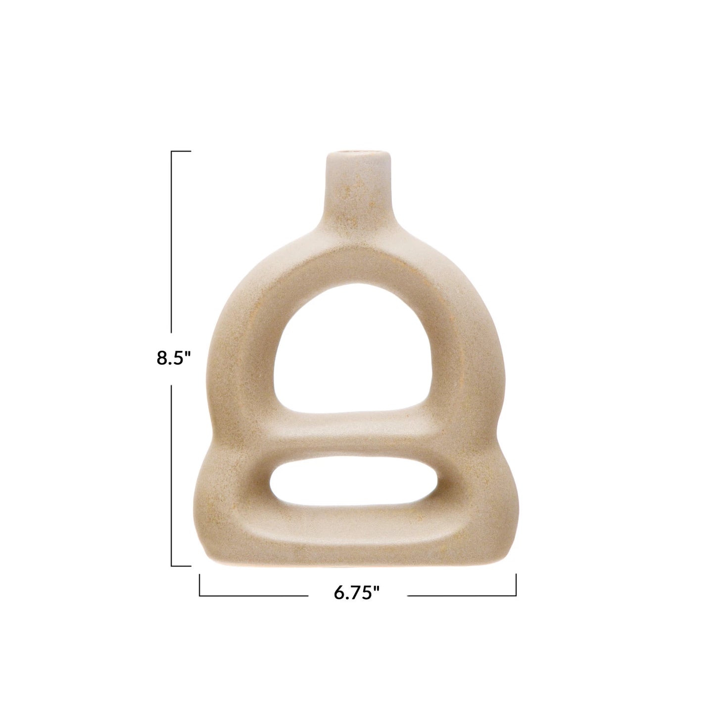 Stoneware Sculptural Vase