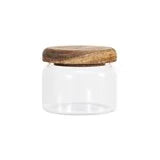 Glass Canister w/ Acacia Wood Lid