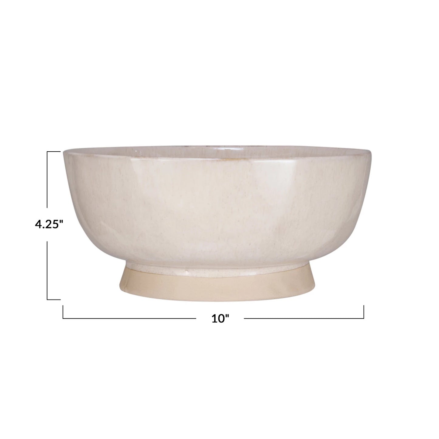 Stoneware Footed Bowl