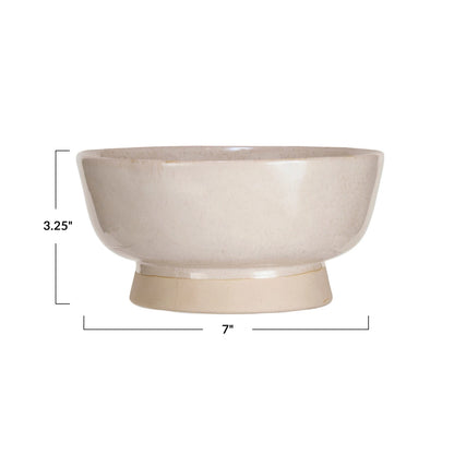 Stoneware Footed Bowl