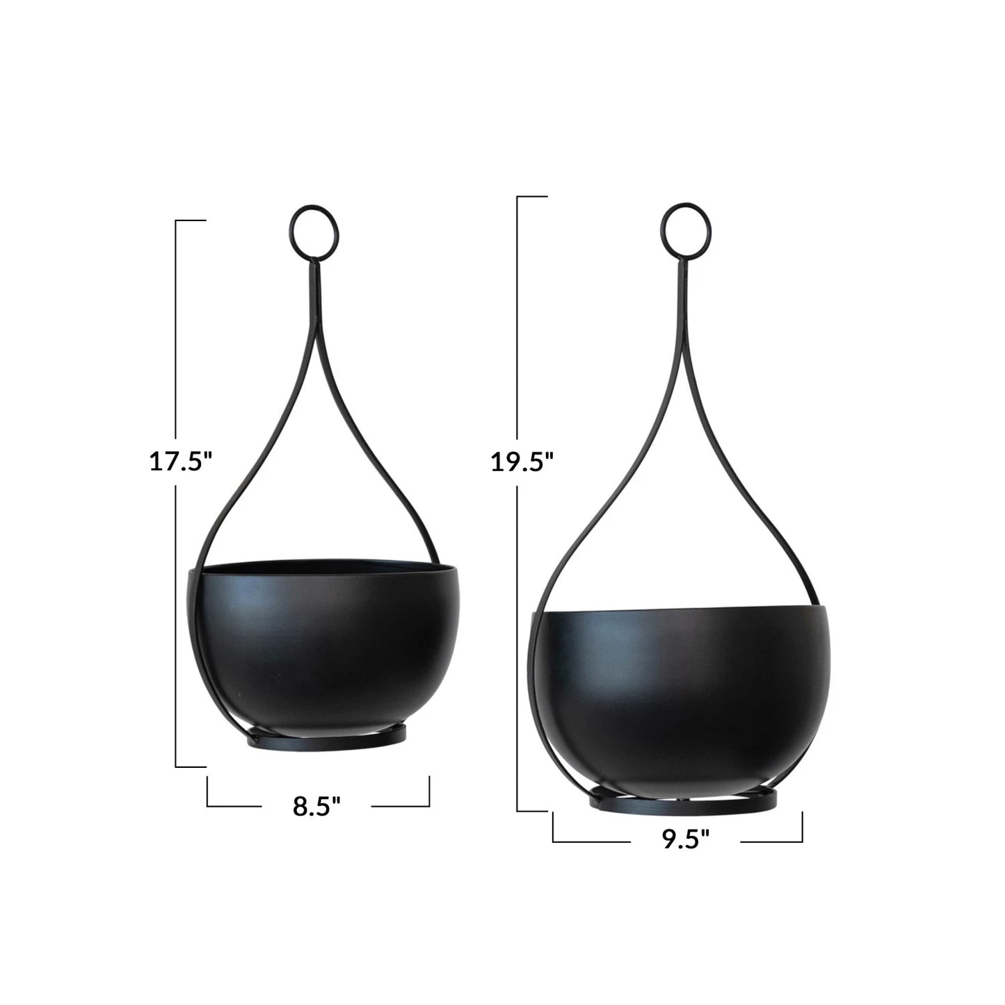 Hanging Metal Planters