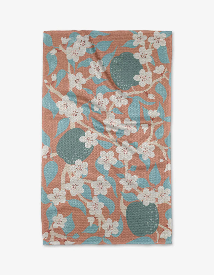 Apple Blossom Kitchen Tea Towel