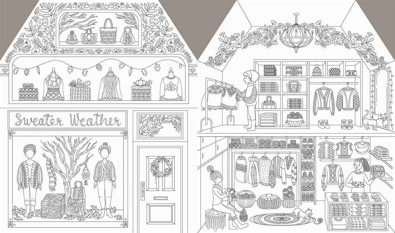 Autumn Coloring Book
