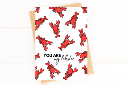You Are My Lobster Anniversary Card