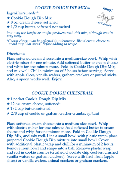 Cookie Dough Dip Mix