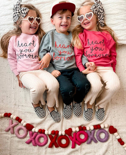 Heart You Forever | Kids Valentines Day Sweatshirt