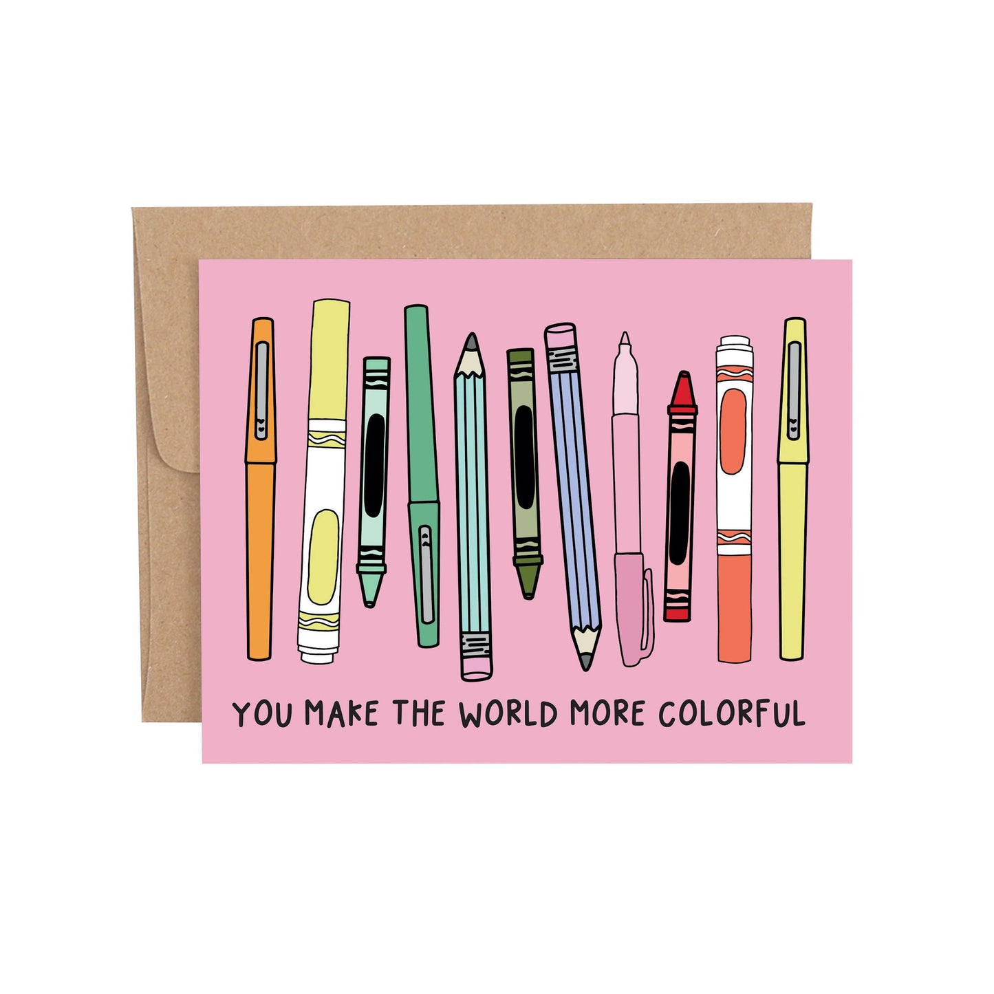 More Colorful Thank You Greeting Card