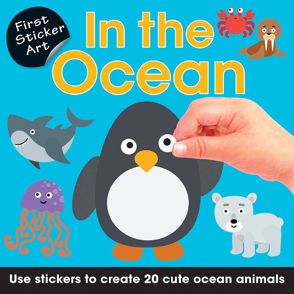 In The Ocean First Sticker Art Book