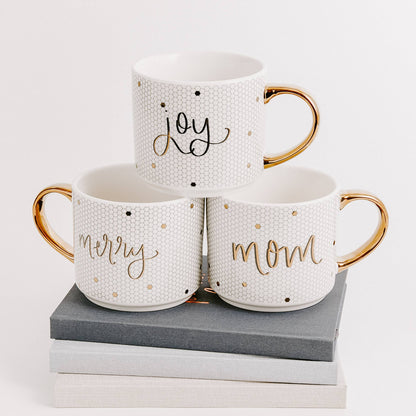 Mom Gold Tile Coffee Mug