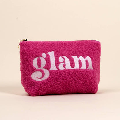 Pink Glam Teddy Pouch