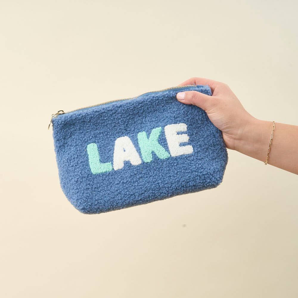 Blue Lake Teddy Pouch