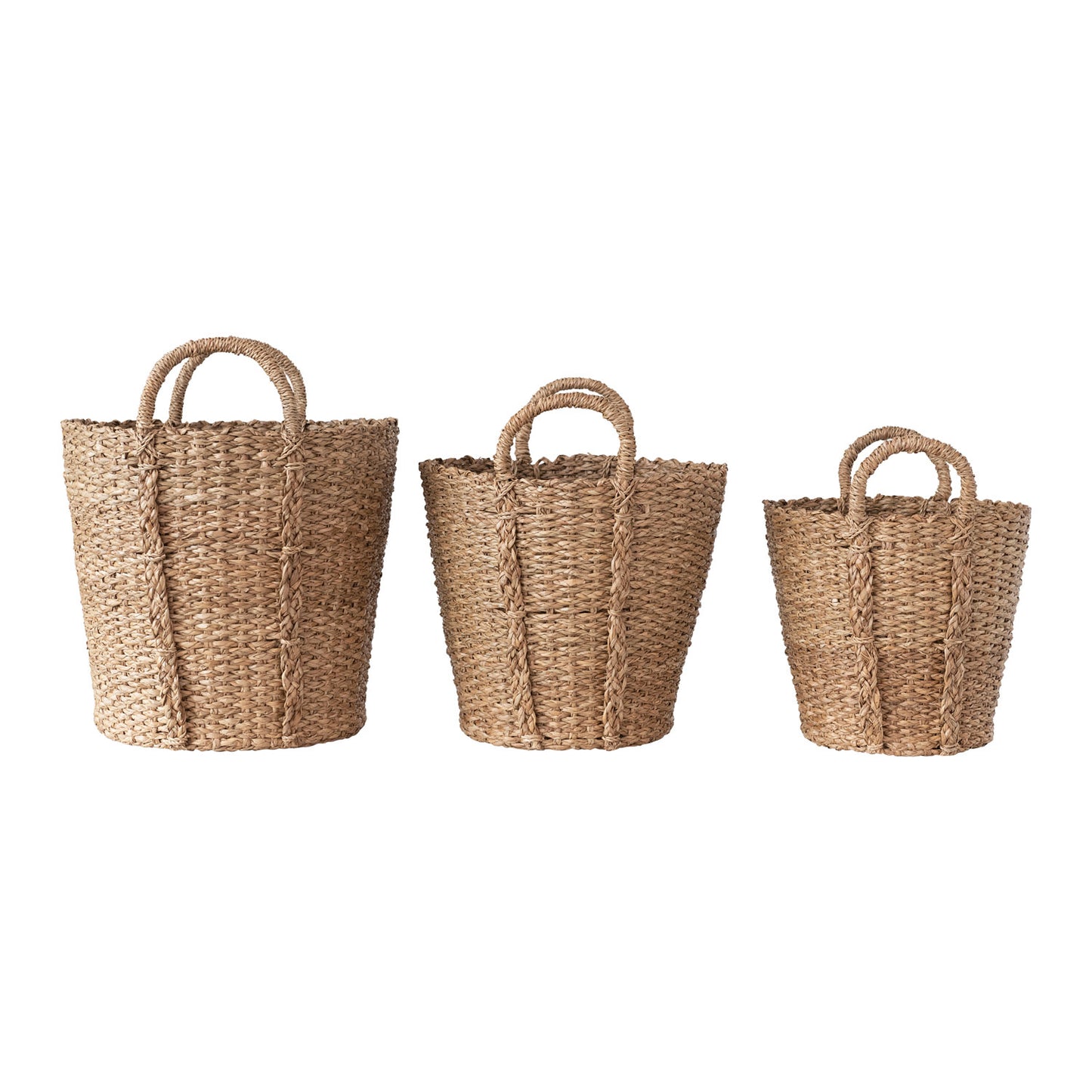 Hand-Woven Bankuan Basket with Handles