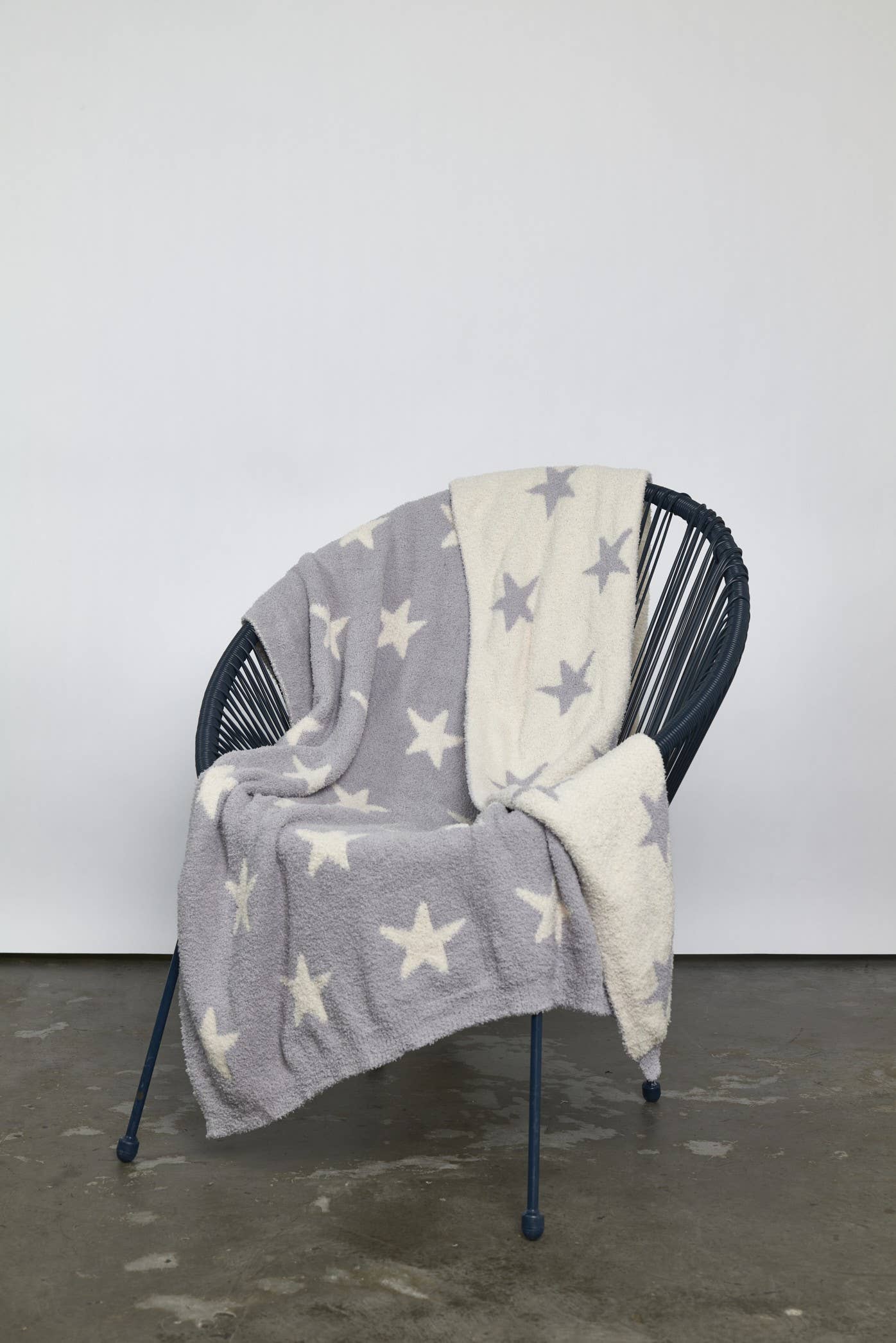 Taupe Star Throw Blanket