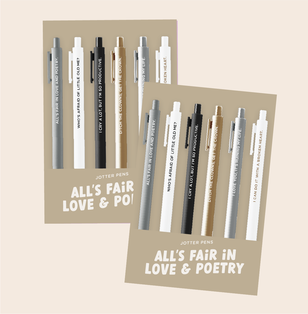 All's Fair in Love and Poetry (TTPD) Jotter Set