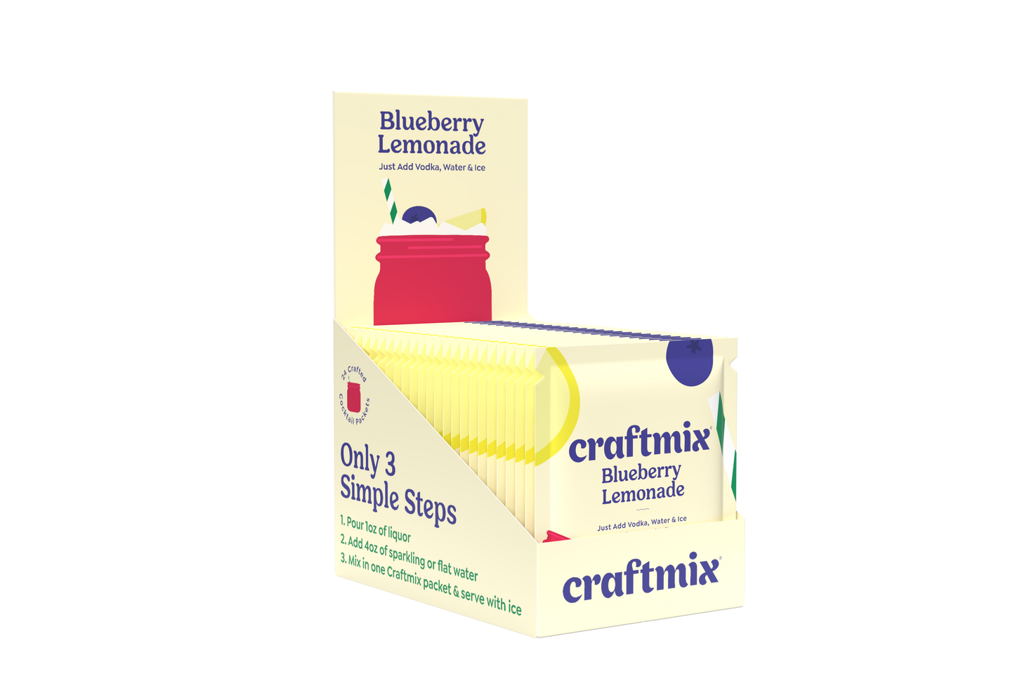 Blueberry Lemonade Cocktail | Mocktail Mixer