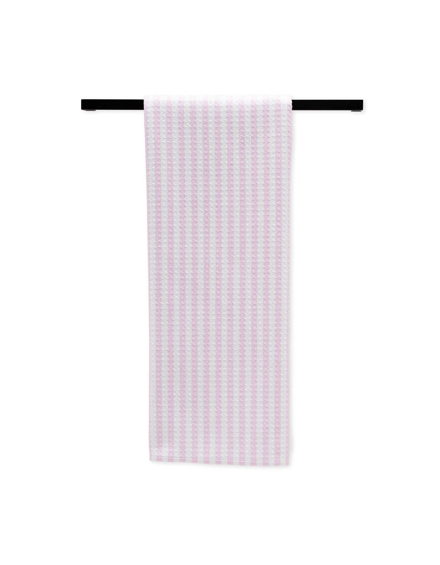 Summer Stripe Pink Kitchen Tea Towel