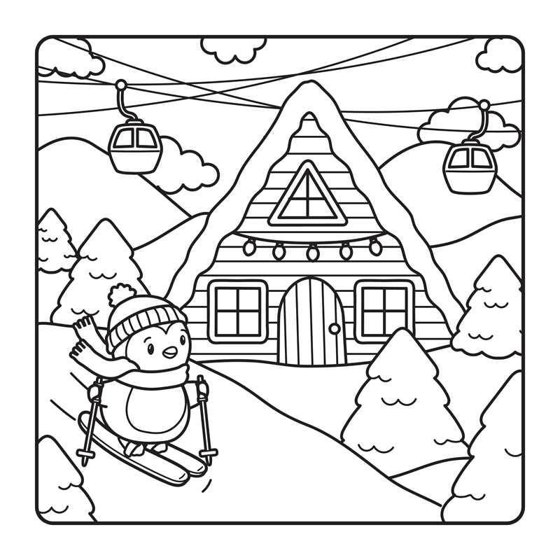Snuggly Winter Coloring Book