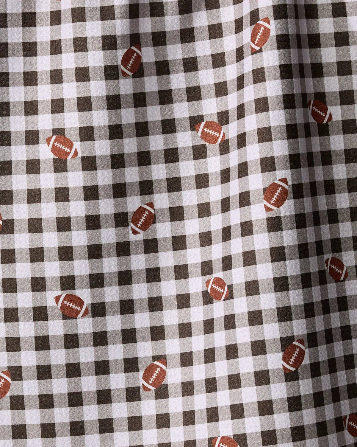 Football Check Kitchen Tea Towel