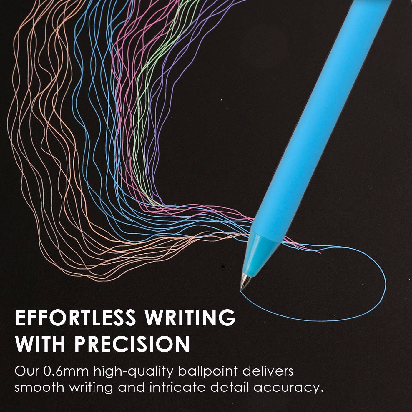Retractable Colorflow Acrylic Gel Pen Set